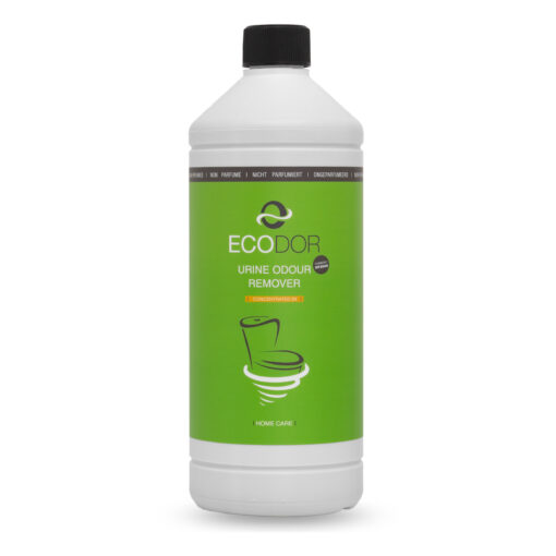 Fles Ecodor UF2000 5x concentraat, een krachtige urinegeur verwijderaar.